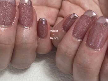 ジュエ ネイルスタジオ(jouer nailstudio.)/mirror french