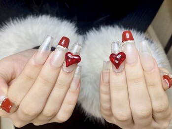 ウサギネイル 新大久保店(usagi nail)/ハートネイル