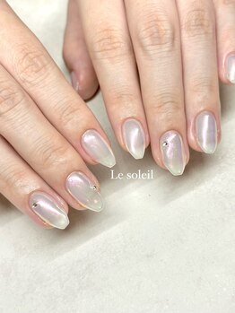 ル ソレイユ(Le soleil)/オーロラネイル byあやか