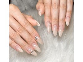 ワンカラーストーンネイル★