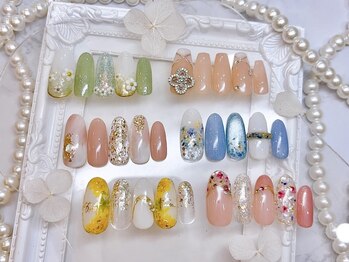 メルナチュールガーデン 大橋駅前店(Mere Nature Garden)の写真/大人気！サンプルから選べる定額メニュー♪トレンドや季節に合ったデザインもご用意◎卒業式や入学式にも☆