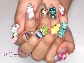 【自爪ネイル】３Dネイル