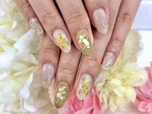 ディーネイル 京橋(D-nail)/立和名/可愛い☆ミモザネイル