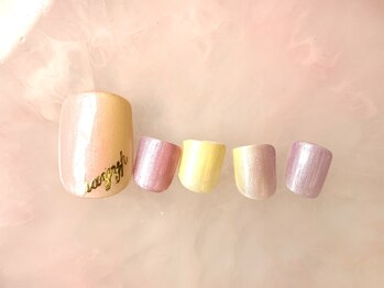 ネイルサロン フローリア(nail salon Florir)/パール 縦カラグラ