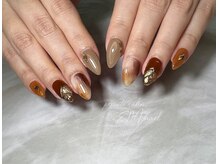 エナネイル(ENA nail)/秋ニュアンスネイル