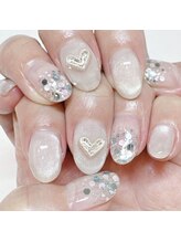 ネイルージュ 梅ヶ丘店(Nailouge)/キラキラホログラムネイル☆