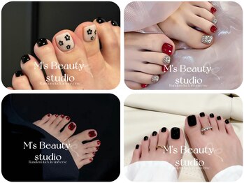 エムズビューティスタジオ ネイル まつげ 西川口店(M's Beauty Studio)の写真/輝く夏は足元から！フットネイルがおすすめ！デザイン豊富で理想の指先へ★