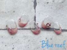 ネイルアンドまつげエクステ ブルーリーフ 四谷三丁目店(Blue Reef)/さくらフレンチネイル