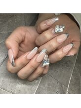 チャイ 大阪上本町店(chai)/ガラスフレンチネイル