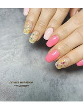 プライベート ネイルサロン マーマ(murmur)/押し花ネイル
