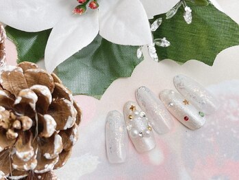 ネイルサロン&スクール ジーナ(GINA)/リース風クリスマスネイル
