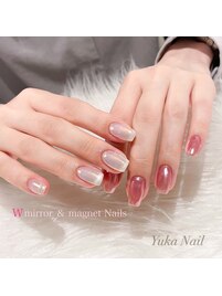 ハイセンス！Wミラー秋ネイル♪