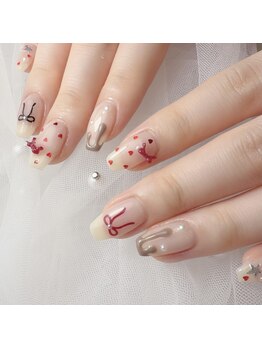 サロンベル 古川稲葉店(salon Belle)/バレンタインネイル♪