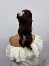 ミカヅキ 赤坂/サイドハーフアップ！