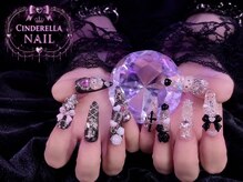 シンデレラネイル(CINDERELLA NAIL)/【チップ長さだしネイル】