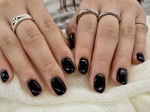 ディーネイル 四条烏丸(D-nail)/【春井】黒ワンカラー