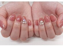 アイリッシュネイル 久屋大通店(Irish Nail)/maoラメライン×ビジュー盛り