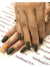 ヘアアンドネイル ピーファイブ(P-five)/大人ハロウィンネイル♪