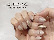 エーネイルサロン プラーカ本店(A-Nail Salon)/ナチュラルニュアンス