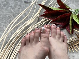 フット　うねうねミラーデザイン