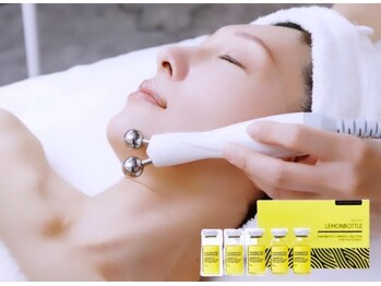 クリアビューティー(CLEAR BEAUTY)の写真/《話題の最新美容が韓国から上陸！》二重あご/たるみ/ハリツヤUP★初回限定♪脂肪分解レモンボトル￥8800～