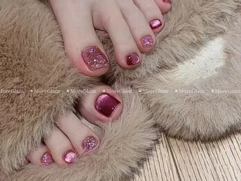 モアグラム 渋谷道玄坂店(More Glam)/フットネイル 定額ネイル 夏