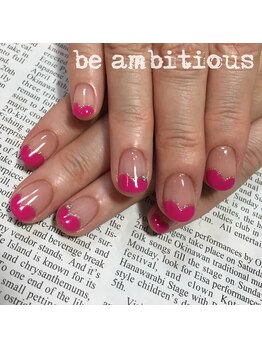 ネイルサロンアンドスクール ビーアンビシャス(be ambitious)/フレンチ♪