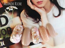 アグニークリッシェ(Agunik Riche)/【花柄ネイル】