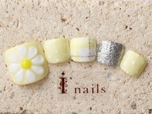 アイネイルズ 町田店(I nails)/ぷっくりポップ春フット10480円