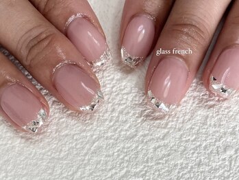 ジュエ ネイルスタジオ(jouer nailstudio.)/glass French