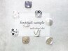 フットネイル◆ワンカラー＋親指2本アート ¥6050