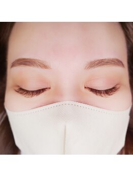 ヘアセットアンドアイラッシュ エル(Hairset & eyelash L)/擦っても落ちにくい眉毛メイク