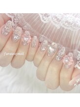 ファラウェイネイル(Faraway nail)/ピンクなツイードネイル☆