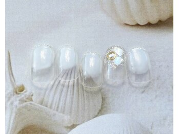 ココロ 新橋(kokoro)/8月ネイルデザイン☆ちょこっと