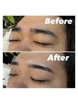 アイリス(IRIS)/眉毛WAX脱毛 Before After