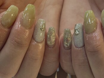 エティル(Etel atelier)/ニュアンス/ちゅるんネイル