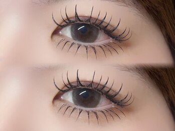 ディーエル ビューティー 天神春吉店(DL BEAUTY)の写真/束感まつげでぱっちりeyeを演出！バインドロックで理想のボリュームUP☆