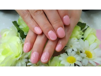 ピンクベージュ☆定額ネイル