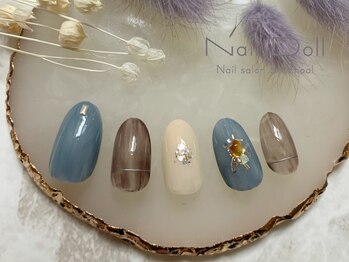 ネイルドール(Nail Doll)/くすみカラー×シェル