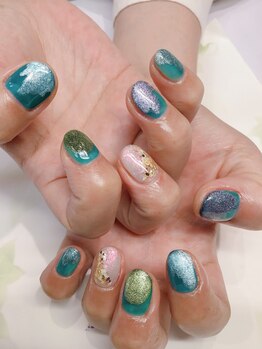 レインボートライブドゥネイル(rainbow tribe deux NAIL)/ブルーネイル