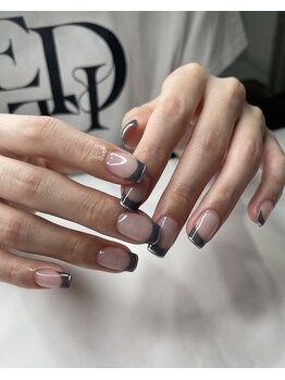 ミイネイル ブルーム(Me.nail Bloom)/グレー♪フレンチ