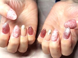 ☆春のマーブルネイル☆