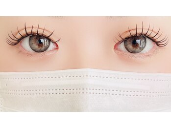 クリア アイラッシーズ アンド ネイルサロン シャイン(CLEAR & SHINE)/オフ+Wフラット100本+＆healthy