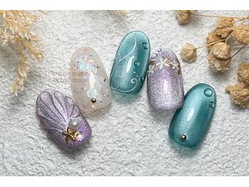 バブル シュガー バイ ネイルクローネ(bublle sugar by.nail crone)/ガーリーネイル
