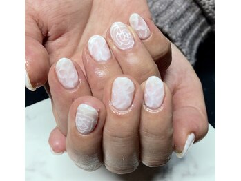 リエル(Riel)/ホワイトタイダイ&フラワー☆