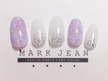 マークジーン 甲南山手(MARK JEAN)/紫陽花ネイル