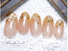 ラフネイル(Laugh nail)/シンプルアート　¥7700