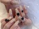 薔薇ネイル