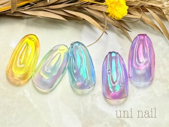 ウニネイル(uni nail)/サンプルデザイン リッチ