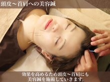鍼灸院 虹/頭皮～首肩への美容鍼